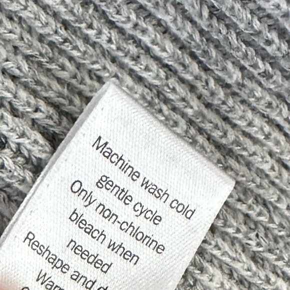 Athleta RESTFUL COCOON WRAP gray cardigan sweater size Large - Picture 7 of 10